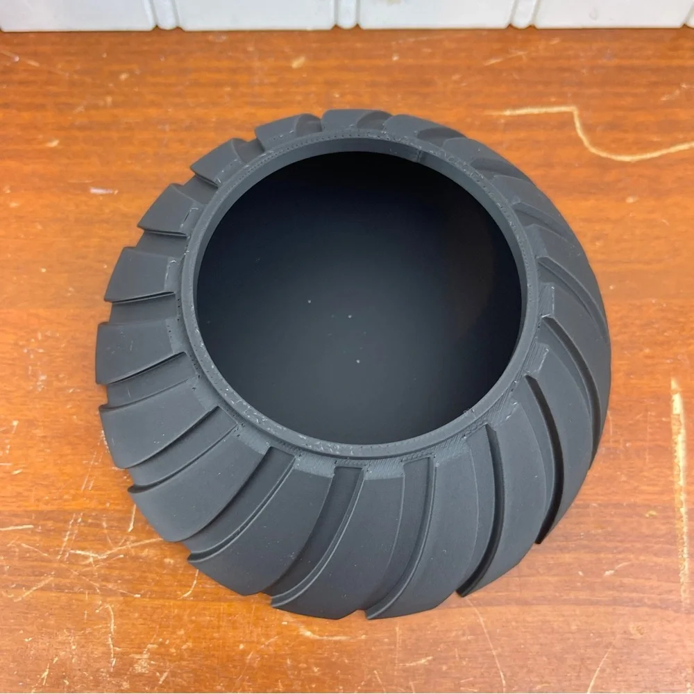 Maki Planter Pot, Indoor Flower Pot w/ Drainage Hole and Drip Tray